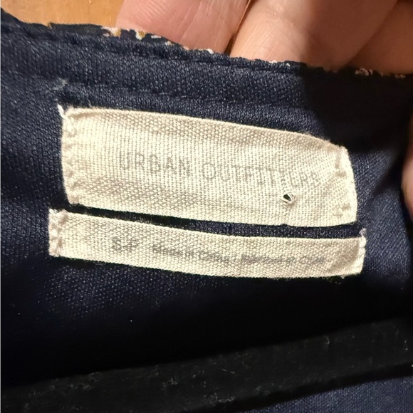 Urban Outfitters blue floral tiered, V-neck, long sleeved, mini dress size small - Picture 2 of 6